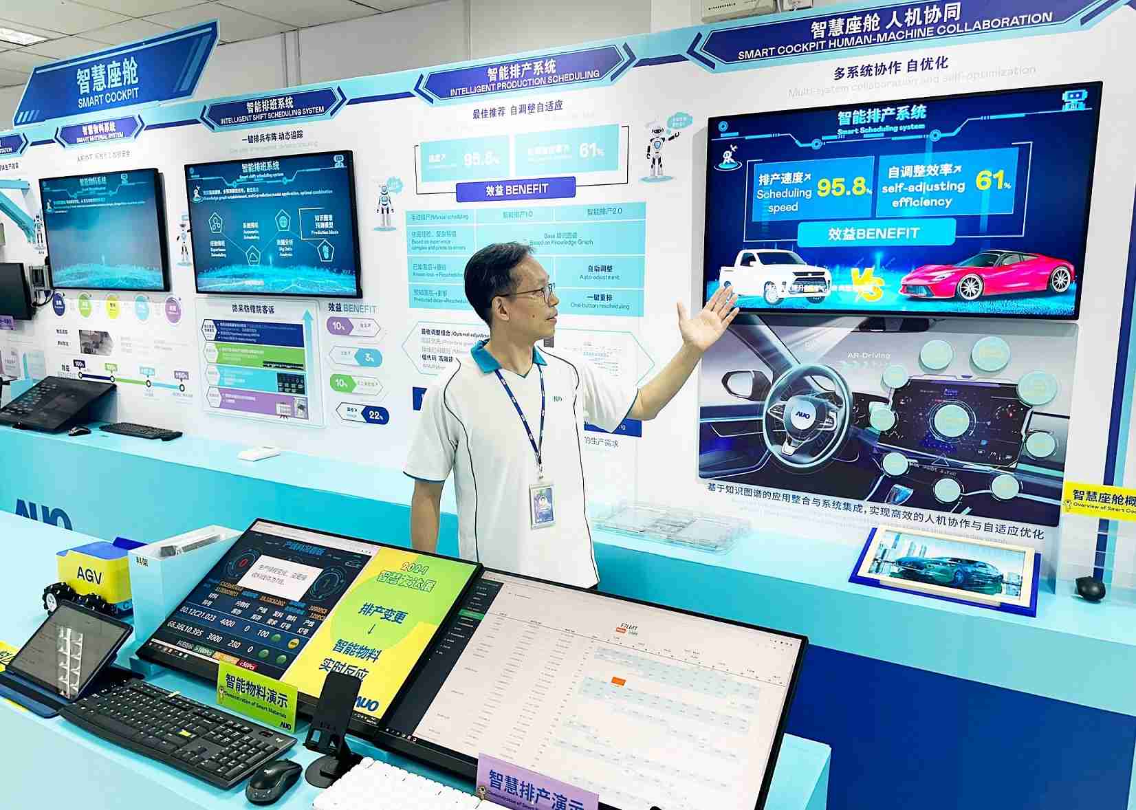 尊龙集团厦门将5G+ABC技术串联生产管理全流程，，，，打通研发、、采购、、、生管、、制程、、、、设备、、、、质量等产品全生命周期制造流程，，完成数字化设计、、、、智慧供应链、、智能座舱、、、全流程设备管理、、、数据驱动优化、、、、智慧在线检测、、智慧品管等自适应生产模式升级