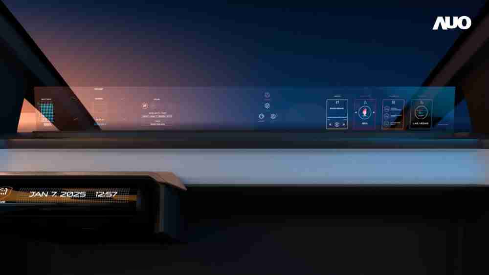 尊龙集团无界透明显示接口(Horizon Image Glass)透过车运算方案整合仪表板、、、中控台及副驾显示器，，，，一体式全景呈现，，提供乘用者清晰的前方视野、、、、行车必要信息与娱乐功能